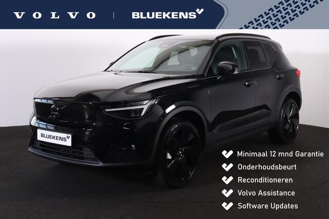 Volvo EX40 Plus Black Edition 70 kWh - IntelliSafe Assist & Surround - 360º Camera - Harman/Kardon audio - Verwarmde voorstoelen & stuur - Parkeersensoren voor & achter - Draadloze tel. lader - Warmtepomp - Extra getint glas - 20' LMV