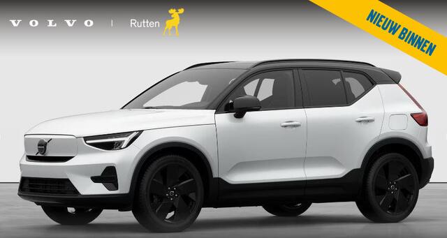 Volvo EX40 Single Motor Extended Range Plus Black Edition / Lounge Pakket / Panoramadak / Extra getint glas / Dak in Black stone / 20'' velgen