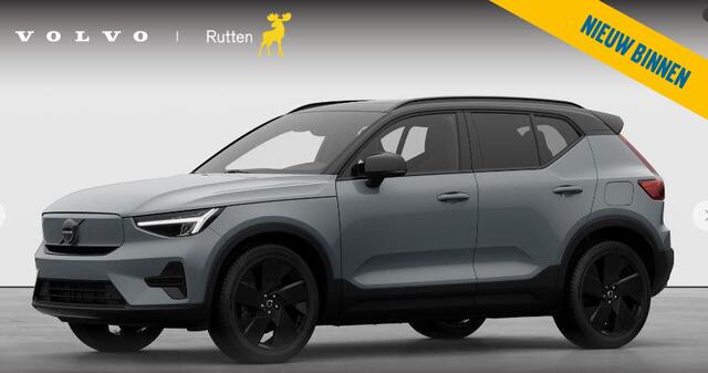 Volvo EX40 Single Motor Extended Range Plus Black Ed. 82 kWh / Lounge Pakket / Panoramadak / Extra getint glas / Nubuck bekleding