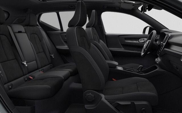 Volvo EX40 252PK Single Motor Extended Range Plus 82 kWh / Lounge pakket / Extra getint glas / Panoramadak / 360 camera / 20'' velgen / Zwart dak