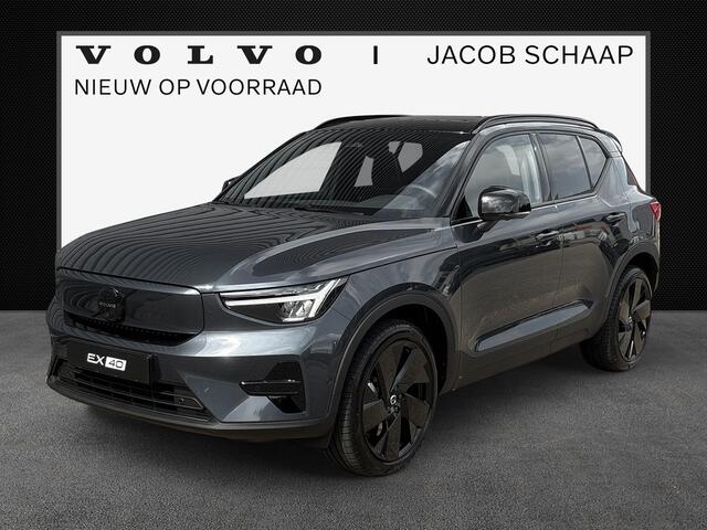 Volvo EX40 Single Motor Extended Range Ultra Black Ed. 82 kWh / 20" Dark Velgen / Achterbank verwarmd / Donker getinte ramen /