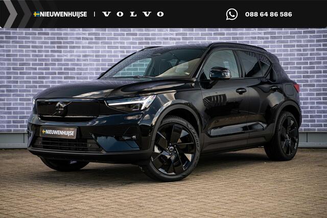 Volvo EX40 Single Motor 70 kWh Plus Black Edition | Pixel LED koplampen | Elektrische stoelverstelling | Warmtepomp | 360 camera | Harman Kardon audio | Stoel- en stuurwielverwarming | LED mistlampen | Getint glas |