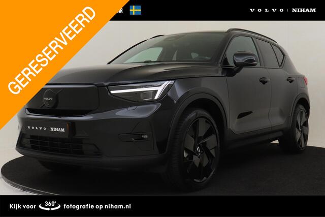Volvo EX40 TWIN MOTOR PERFORMANCE ULTRA BLACK EDITION 82 kWh -PANO.DAK|HARMAN/KARDON|360°CAM|POWER-SEATS|TREKHAAK *NW.PRIJS ¤65.024!*