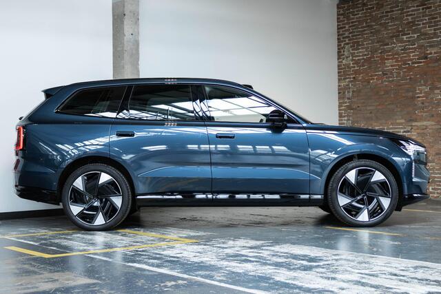 Volvo EX90 Twin Motor Performance Ultra 7p. 111 kWh | Bowers & Wilkins Premium Audio | 22" Lichtmetalen Velgen | Park Pilot Assist | Actieve Luchtvering | Stuurverwarming | Tailor Wool Blend bekleding | Google infotainment |