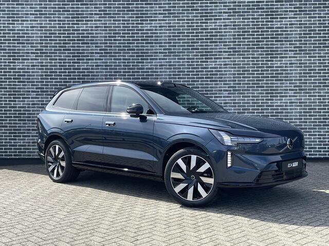 Volvo EX90 Twin Motor Ultra 7p. 111 kWh | Bowers en Wilkins Audio | Luchtvering | 7-zits | 360 camera | Dodehoekdetectie | Panoramadak | Sfeerverlichting | Stoel & stuurverwarming |