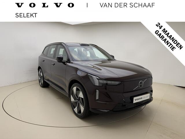 Volvo EX90 Twin Motor Ultra 7p. 111 kWh / Mullbery Red / Luchtvering / Pilot Assist Pack / Bowers en Wilkins audio / Trekhaak / Woolblend /