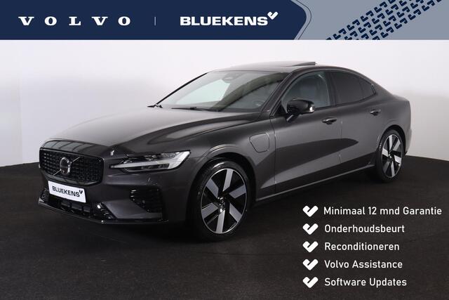 Volvo S60 Recharge T6 AWD Plus Dark - Panorama/schuifdak - IntelliSafe Assist & Surround - 360º Camera - Harman/Kardon audio - Adaptieve LED koplampen - Verwarmde voorstoelen, stuur & achterbank - Parkeersensoren voor & achter - Elektr. bedienb. voorstoelen met geh