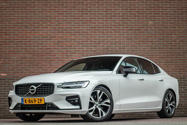 Volvo S60 B4 R-Design, Harman/Kardon, Stoel & Stuurverwarming, Trekhaak, Camera, Memory, Carplay, Adaptive Cruise.