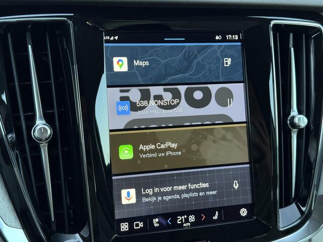 Volvo V60 2.0 T6 Plug-in hybrid AWD Plus Dark | 19" Diamond cut velgen | Trekhaak | Harman/Kardon | Adaptieve Cruise Controle | Blis | Leder | Stoel+Stuur verwarming |