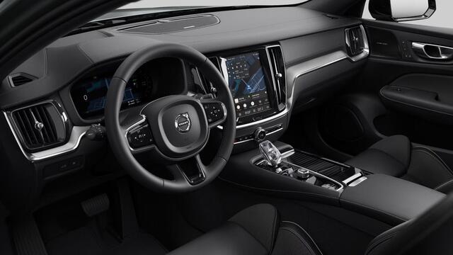 Volvo V60 T6 Plug-in hybrid AWD Ultra Dark | Panoramadak | Head-up Display | 19" LM velgen | Contourstoelen | Harman Kardon audio | Geheugen voorstoelen