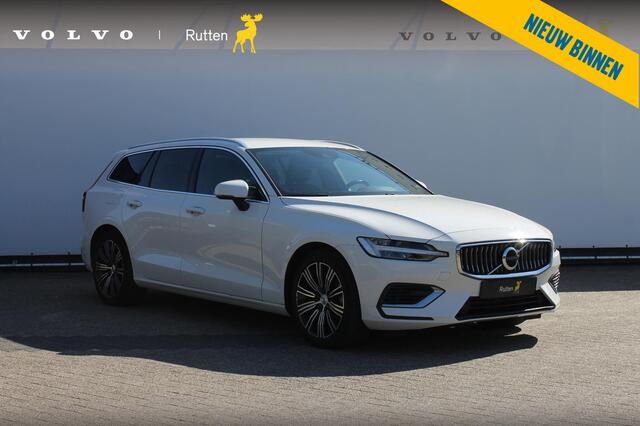 Volvo V60 T6 350PK Plug-in hybrid AWD Plus Bright Long Range / 19" lichtmetalen velgen / Harman Kardon Audio / Adaptieve Cruise Control / Elektrisch verstelbare voorstoelen met geheugen