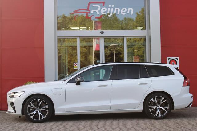 Volvo V60 2.0 T6 340PK RECHARGE AWD R-DESIGN **NIEUWSTAAT!** | ELEKTRISCH BEDIENBARE VOORSTOELEN MET GEHEUGEN OP BESTUURDERSSTOEL | 18" 5-Y SPAAKS MATT BLACK / DIAMOND CUT R-DESIGN WIELEN | HIGH PERFORMANCE SOUND HARMAN KARDON | ADAPTIVE CRUISE CONTROL | ACHTERUITR