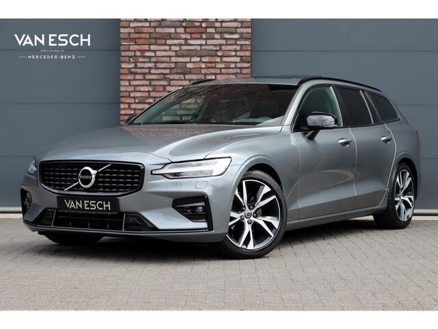 Volvo V60 2.0 B4 R-Design Aut8 | Panoramadak | Camera | Memory | Dodehoekassistent | Leder | Apple-Carplay | DAB | Stoelverwarming |