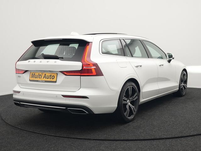 Volvo V60 T6 Recharge AWD Inscription Plug In Hybrid 340pk Dealer O.H. PHEV | Panodak | Lederen Sportstoelen Memory | Trekhaak af Fabriek | Harman Kardon | Navigatie | Apple Carplay | Acam | L.M. 19" | Stoel & Stuurverwarming | DAB | Virtual |