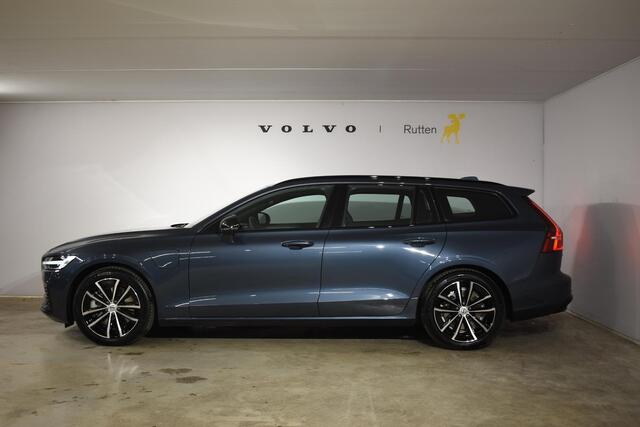Volvo V60 T6 350PK Automaat Plug-in Hybrid AWD Plus Dark / Navigatie / 360 Camera / Harman Kardon / Stuur & Stoelverwarming / LM Velgen / Trekhaak