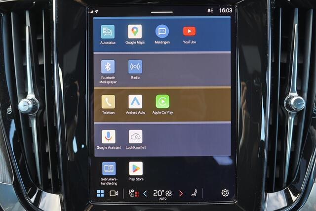 Volvo V60 T6 Recharge AWD Plus Dark - IntelliSafe Assist & Surround - 360º Camera - Harman/Kardon audio - Verwarmde voorstoelen, stuur & achterbank - Parkeersensoren voor & achter - Elektr. bedienb. voorstoelen met geheugen - Elektr. inklapbare trekhaak - 18' LMV