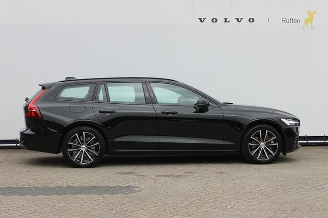 Volvo V60 T6 350PK Autm. Plug-in hybrid AWD Plus Dark Long Range / Google infotainment / Semi elekrisch wegklapbare trekhaak / Verwarmbare voorruit / Elektrisch bedienbare voorstoelen met geheugen / Verwarmbare voorstoelen