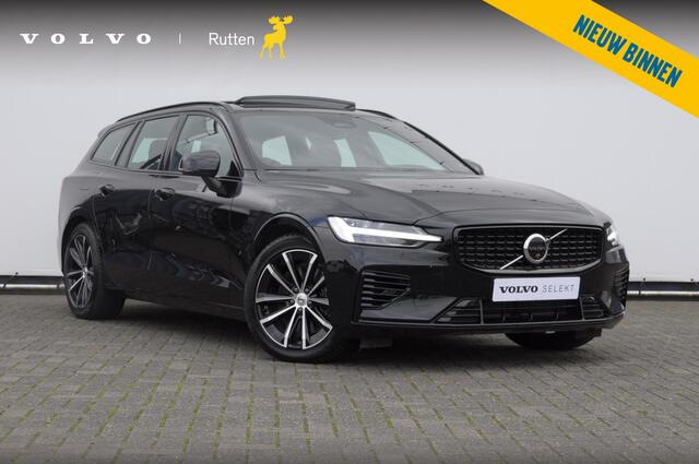 Volvo V60 T6 350PK Automaat AWD Plus Dark / Adaptive cruise control / Elektrische stoelen / Harman Kardon audio / Trekhaak / Pilot assist / BLIS / Stoel en stuur verwarming / Elektrische achterklep / Parkeersensoren met 360 camera / Google infotainment
