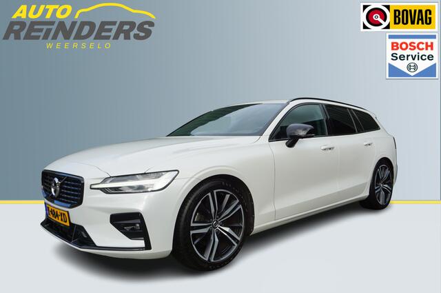 Volvo V60 2.0 B3 R-Design Automaat + Panoramadak/ 19inch/ LED/ Leer/ 360 camera/ Head-Up display/ Schitterend/ Garantie!