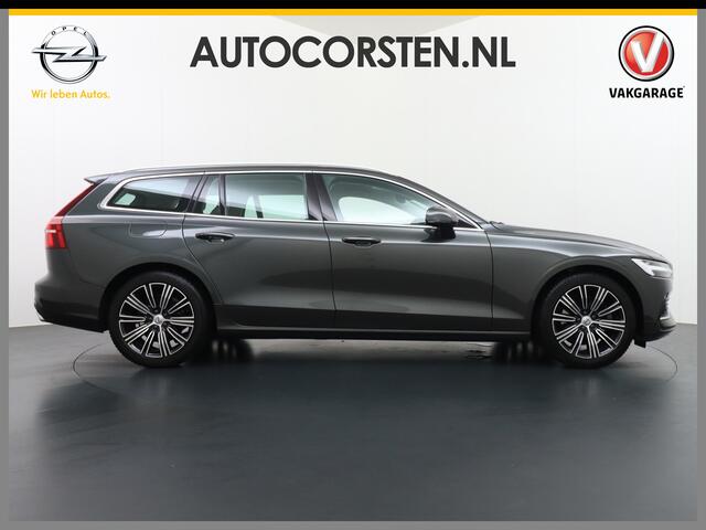 Volvo V60 2.0T AUT-7 Inscription Leder MHEV Apple Carplay Android Auto Harman&Kardon®-Hifi Camera Adap.Cruise Elek.Stoelen Stuur+Stoelverwarming Navi Ecc Cruise Control DAB+ PDC Lane Assist Road Sign Info Lmv 18" Led Elek. Achterklep Regen-Lichtsensor Collision Avo