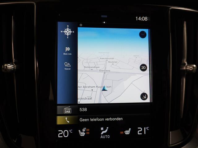 Volvo V60 2.0T AUT-7 Inscription Leder MHEV Apple Carplay Android Auto Harman&Kardon®-Hifi Camera Adap.Cruise Elek.Stoelen Stuur+Stoelverwarming Navi Ecc Cruise Control DAB+ PDC Lane Assist Road Sign Info Lmv 18" Led Elek. Achterklep Regen-Lichtsensor Collision Avo