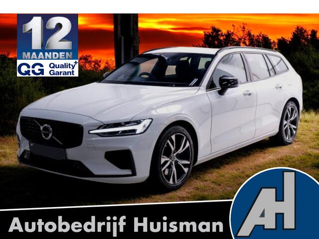 Volvo V60 2.0 T8 AWD 287kW/390pk Aut8 Recharge R-Design ADAPT.CRUISE + NAVI SENSUS + BLIS+ LANE ASSIST + MEMORY STOEL + KEYLESS ENTRY&GO + SPORTSTOELEN + LEDER/GAASSTOF + STANDKACHEL + ON-CALL + PARKSENSOREN + 18" LM-VELGEN!!