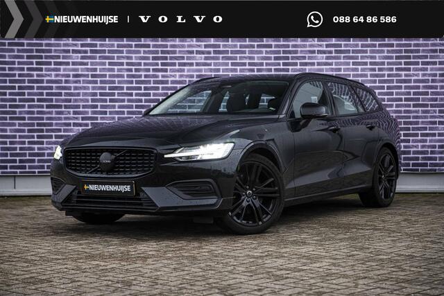Volvo V60 2.0 B3 Essential Edition | Sport Pack | 19" Black Edition Velgen | Leder | Adaptieve Cruise Control | Stoelverwarming | Park Assist |