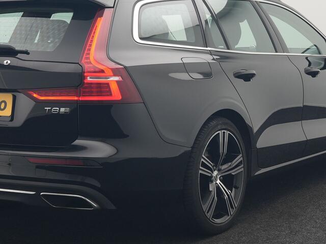 Volvo V60 2.0 T8 Recharge AWD Inscription 392pk Dealer O.H PHEV | Trekhaak Af Fabriek | Panodak | Head Up | Adaptive Cruise | 360 Camera | Bowers & Wilkins | Lederen Sporstoelen Memory & Ventilatie | Apple Carplay | Verwarmde Stoelen & Stuur | 19"L.M