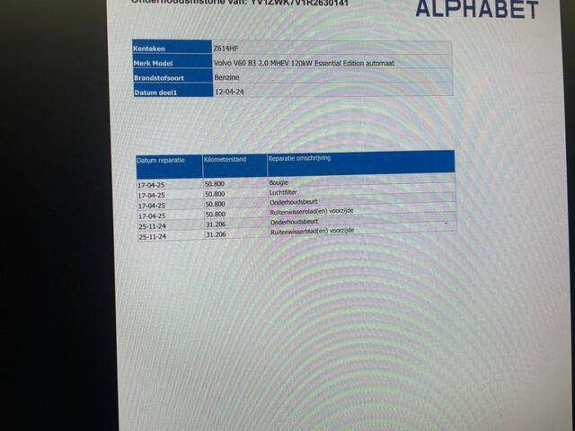 Volvo V60 2.0 B3 Essential Edition Automaat - Carplay, Navi, Camera, Leer, Afn.Trekhaak