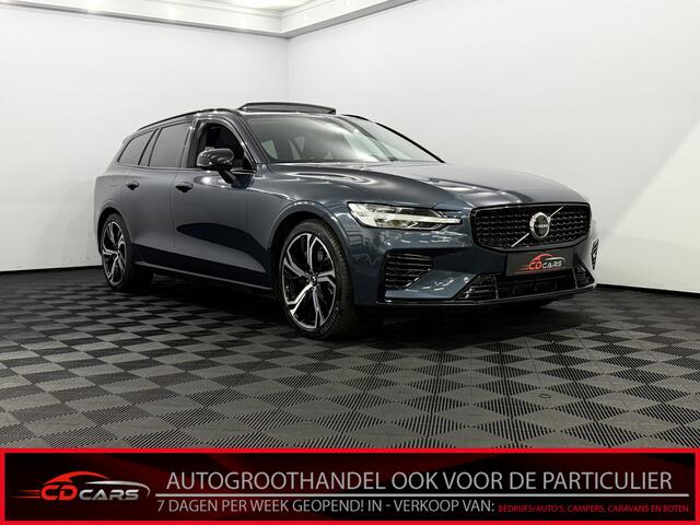 Volvo V60 2.0 T6 Plug-in hybrid AWD Plus Dark Plug-in Pano, Leder, 360 Camera, Navi, Harman/Kardon, Winterpakket, Memory stoelen, Elektrische achterklep, 2 jaar