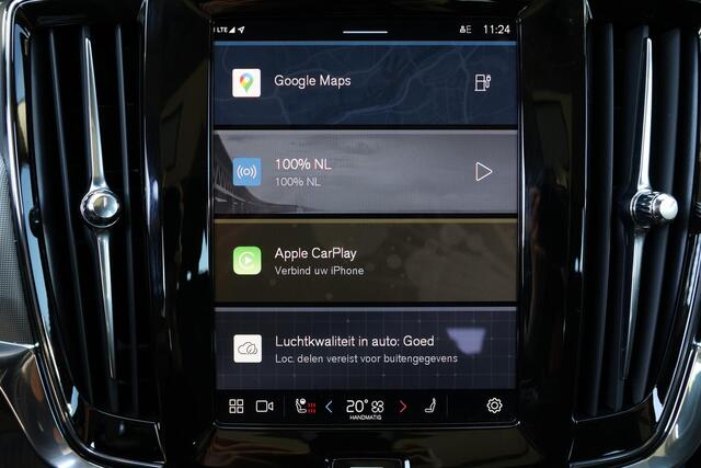 Volvo V90 T6 Recharge AWD Ultra Dark - Panorama/schuifdak - IntelliSafe Assist & Surround - 360º Camera - Adaptieve LED koplampen - Verwarmde voorstoelen, stuur & achterbank - Parkeersensoren voor & achter - Elektr. bedienb. voorstoelen met geheugen - Head up displ