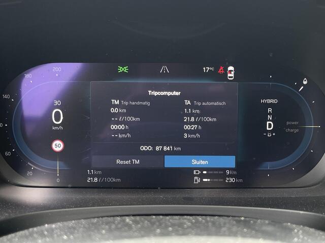 Volvo V90 2.0 T8 Plug-in hybrid AWD Ultimate Dark 20"/Luchtvering/Trekhaak/Panoramadak/Stoelverwarming v+a/360 Camera/Dodehoek/Head-up/DAB/Keyless