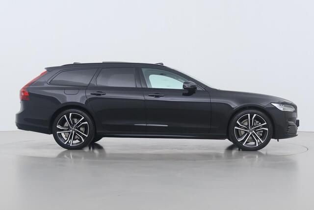 Volvo V90 T6 Plug-in hybrid Ultra Dark | Luchtvering Achter | 360° Camera | 20 Inch | Trekhaak | Head-Up