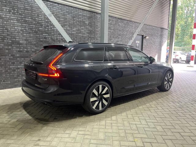 Volvo V90 T6 Plug-in hybrid Ultra Dark | Luchtvering | Massage+Ventilatie | Panoramadak | Head-Up | 360 Camera | Gelamineerd Glas
