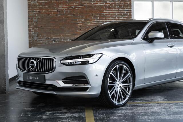 Volvo V90 T5 Automaat Momentum | Bowers & Wilkins Premium Audio | Panoramadak | Electrische bedienbare voorstoelen | Parkeerverwarming | 18'' Lichtmetalen velgen | Navigatie | Stoelverwarming | Lederen bekleding | Stoelverwarming | Dealeronderhouden