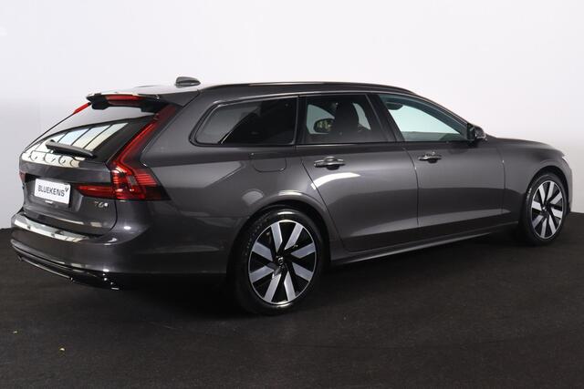 Volvo V90 T6 Recharge AWD Plus Dark - LONG RANGE - IntelliSafe Assist & Surround - 360º Camera - Harman/Kardon audio - Adaptieve LED koplampen - Verwarmde voorstoelen, stuur & achterbank - Parkeersensoren voor & achter - Elektr. bedienb. voorstoelen met geheugen - 