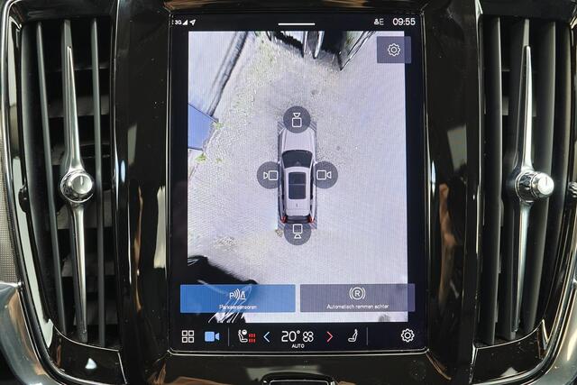 Volvo V90 T6 Recharge AWD Plus Dark - LONG RANGE - IntelliSafe Assist & Surround - 360º Camera - Harman/Kardon audio - Adaptieve LED koplampen - Verwarmde voorstoelen, stuur & achterbank - Parkeersensoren voor & achter - Elektr. bedienb. voorstoelen met geheugen - 