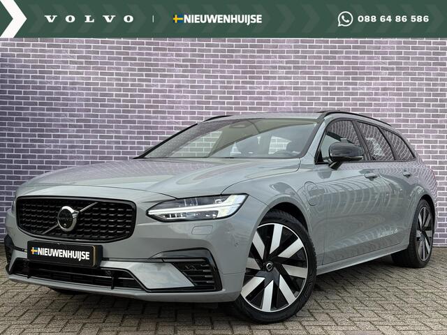 Volvo V90 2.0 T6 Plug-in hybrid AWD Ultra Dark | Trekhaak | Schuif/kantel dak | Memory | Head up display | Stoelverwarming V+A | Stuurverwarming |