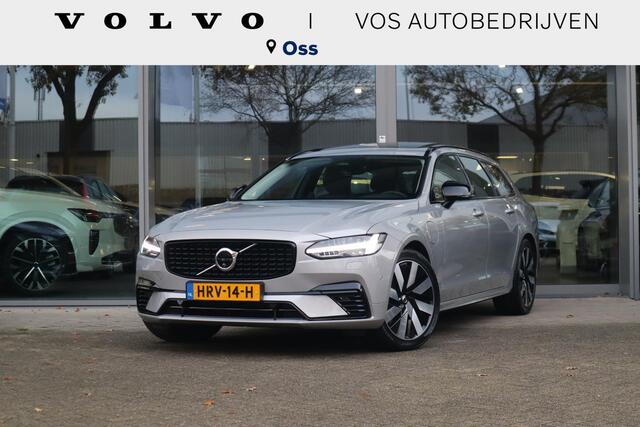 Volvo V90 2.0 T8 Plug-in hybrid AWD Ultra Dark | Head-up Display| Gelaagde zijruiten| 360* Camera| Semi-elektrisch inklapbare trekhaak|