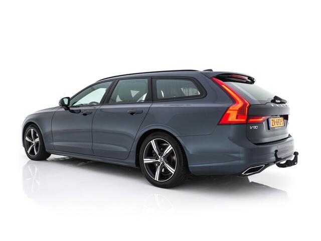 Volvo V90 2.0 D4 R-Design (INCL-BTW) LEATHER-FABRIC | DIGI-COCKPIT | FULL-LED | HEATED-SPORTSEATS | LANE-ASSIST | NAVI-FULLMAP | CAMERA | DAB+ | PRIVACY-GLASS | ECC | PDC | TOWBAR | 19''ALU*