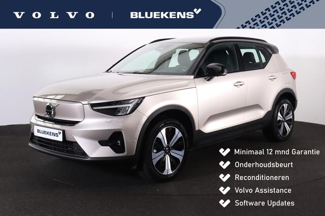 Volvo XC40 Recharge Twin Ultimate 78 kWh - Panorama/schuifdak - IntelliSafe Assist & Surround - 360º Camera - Harman/Kardon audio - Verwarmde voorstoelen, stuur & achterbank - Parkeersensoren voor & achter - Elektr. bedienb. voorstoelen met geheugen links - Draadloz