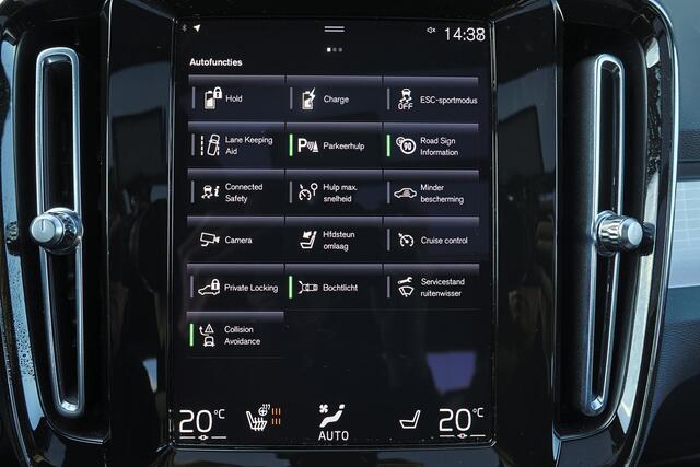 Volvo XC40 T5 Recharge Plus Dark - Panorama/schuifdak - IntelliSafe Assist - Harman/Kardon audio - Parkeercamera achter - Verwarmde voorstoelen & stuur - Parkeersensoren voor & achter - Elektr. bedienb. voorstoelen met geheugen links - Draadloze tel. lader - Extra g