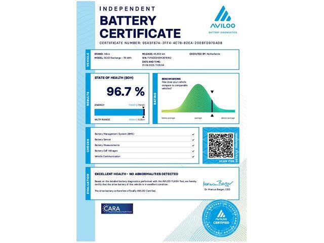 Volvo XC40 RECHARGE P8 AWD R-DESIGN/ PANORAMADAK/ LEER/ 360°CAMERA/ BLIS/