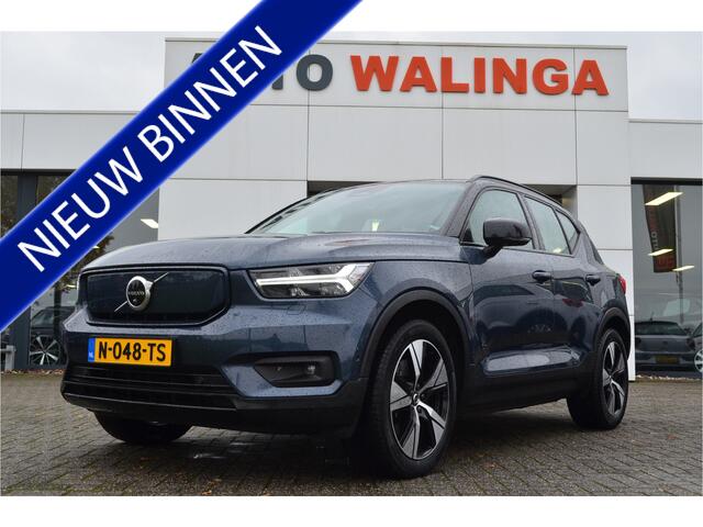 Volvo XC40 Recharge Pro Panoramadak Trekhaak 1500KG Contourzetels Cruise control adaptief met stop&go en stuurhulp Interieur voorverwarming/(koeling) Zwart dak