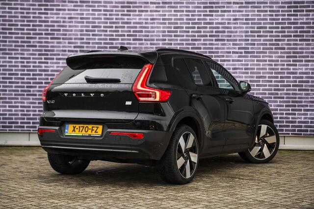 Volvo XC40 Single Motor Extended Range Plus 82 kWh | Adaptieve cruise control | Stoel- en stuurverwarming | Nubuck Interieur | Warmtepomp | 20 inch velgen | Camera |