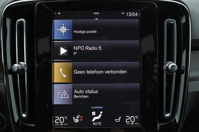 Volvo XC40 T5 Recharge Plus Bright - IntelliSafe Assist & Surround - 360º Camera - Verwarmde voorstoelen, stuur & achterbank - Parkeersensoren voor & achter - Elektr. bedienb. voorstoelen met geheugen links - Draadloze tel. lader - Elektr. inklapbare trekhaak - 18' 