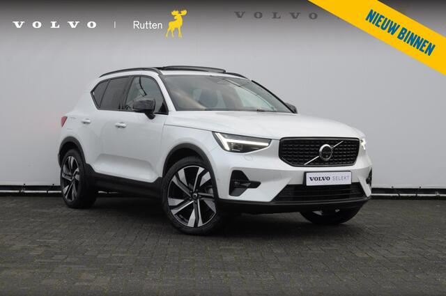 Volvo XC40 211PK Automaat B4 Ultimate Dark / Adaptieve cruise control / BLIS / Pixel LED / 20" velgen / Leder interieur / Stoel en stuurwielverwarming / 360 camera / Elektrische stoelen / Panoramadak