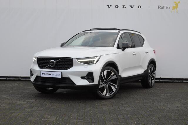 Volvo XC40 211PK Automaat B4 Ultimate Dark / Adaptieve cruise control / BLIS / Pixel LED / 20" velgen / Leder interieur / Stoel en stuurwielverwarming / 360 camera / Elektrische stoelen / Panoramadak