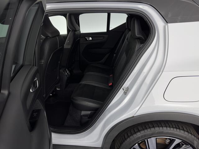 Volvo XC40 Recharge P8 AWD R-Design {SOH-89%} [ 3-Fase ] (INCL-BTW) *PANO | LEATHER-MICROFIBRE | DIGI-COCKPIT | FULL-LED | MEMORY-PACK | TOP-VIEW | CARPLAY | NAVI-FULLMAP | ECC | PDC | KEYLESS | HEATED-SPORTSEATS | BLIS | 20"ALU*