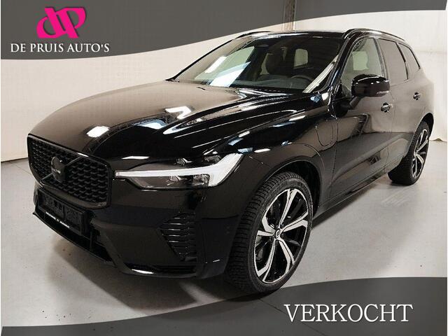 Volvo XC60 2.0 T8 Plug-in hybrid AWD Plus Dark Black Edition Luchtvering Pano 21 Inch Trekhaak Apple CarPlay Harman Kardon Memory Stoelen Leer 360º view